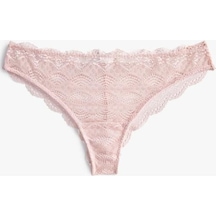 Koton Dantelli Brazilian Külot Pembe 3wlk30089mk 3WLK30089MK258 Gül