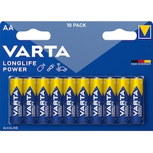 Varta Longlife Power Aa Kalem Pil 10'lu Paket Alkalin