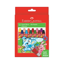 Faber Castell Pastel 12 Renk Pastel Tutucu Hed