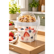 Emilahome Baby "n"take'n Go 500 Ml Beslenme Kabı &yoğurt Kabı & Mama Kabı Gri - 867622801 Gri