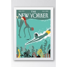 The New Yorker Çerçeveli Tablo August 1 2016 - Su Altı Dünyası Dalış Tablosu