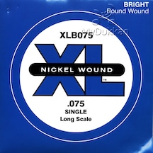 D'Addario Nickel Wound Single Long Scale .075 - XLB075 Bas Gitar