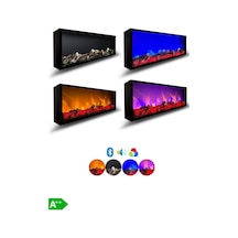 Arif Şömine Dekoratif Elektrikli Yapay Şömine - 125x35x15 Cm - Farklı Renk Modları, Kumandalı, Bluetooth Arif Şömine Dekoratif Elektrikli Yapay Şömine - 125x35x15 Cm - Farklı Renk Modları, Kumandalı, Bluetooth