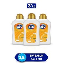 Abc Bal & Süt Sıvı Sabun 3 x 3500 ML