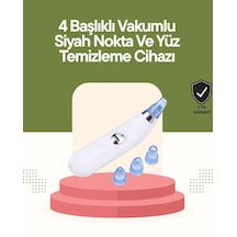 Zenvia Usb Destekli 4 Başlıklı Siyah Nokta Vakum Cihazı Gözenek Temizleyici Ve Cilt Yenileyici Bakım Aleti Znv