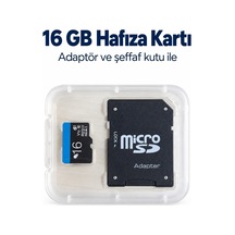 16 Gb Hafıza Kartı Ve Adaptör Kutulu Set - Lisinya