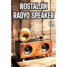 Nostaljik Görünümlü Bluetooth Bağlantılı Speaker