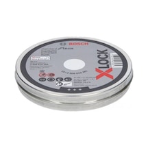 Bosch X-LOCK Standard Seri Düz İnox Kesme Diski Rapido 10'lu 115 x 1.0 MM