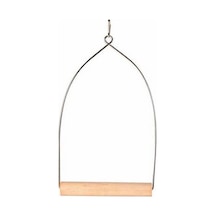 Ahşap Metal Askılı Kuş Tüneği 10,5x22,5 Cm