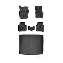 Volkswagen Tayron 2024 Sonrası Üst 3d Araca Özel Paspas Ve Bagaj Havuzu Set