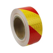 Carub Fosfor Bant Petekli Çapraz 5 Cm X 25m Sarı -kırmızı