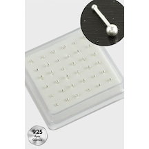 2 - 55 - Mm Top Gümüş Hızma 36 Adet - Nazblsmm - Gümüş Rengi