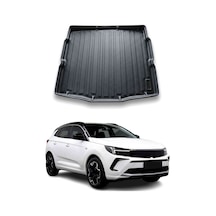 Opel Grandland Iı 2024+ Uyumlu Araca Özel Kauçuk Tpe Bagaj Havuzu Siyah Alt Kademe İçin