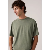 Levi's Red Tab Grunge Wash Roan Rou Erkek Vintage T-shirt - A0637-0189 Haki