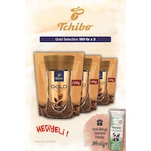 Tchibo X3 Gold Selection Çözünebilir Kahve 150 Gr Ve Pamuk Çekirdek