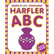Harfler Abc - Okul Öncesi Renkli Çıkartmalı Kitap
