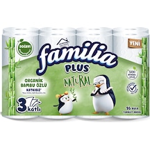Familia Plus Natural Tuvalet Kağıdı 16'lı 2 Adet