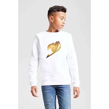 Tshirthane Anime Fairy Tail Glass Guild Emblem Baskılı Unisex Çocuk Beyaz S (534759723) Beyaz
