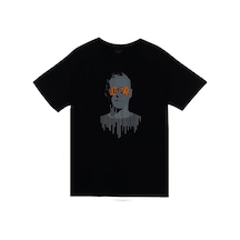 Bryan Adams Baskılı Unisex %100 Pamuk Siyah T-shirt SIYAH