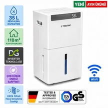 Trotec Ttk-ı 110 E Wifi Hepa Nem Alma Cihazı Beyaz