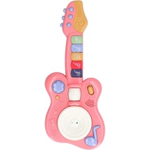 Aromee Gitar Oyuncağı, 12 Ay Ve Üzeri İçin Eğitici İlginç Mini Gi - Pembe