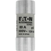 Eaton C22g80 Silindirik Sigorta 22x58, Gg/gl, 500v, 120ka - 80a