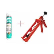 Sista Beyaz Silikon + Silikon Tabancası