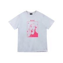 Rosé - Blackpınk - K-pop - Baskılı Unisex %100 Pamuk Beyaz T-shirt Beyaz Rosé - Blackpınk - K-pop - Baskılı Unisex %100 Pamuk Beyaz T-shirt Beyaz
