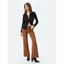 Koton Uzun Kollu Klasik Yaka Slim Fit Gömlek Siyah 5wak60036ek Siyah