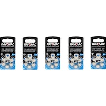 Rayovac 675 Numara İşitme Cihazı Pili 6 x 5'li