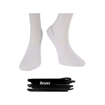 Jiber Erkek Pamuklu Likralı Babet Çorap 7108 - 12 Adet Beyaz Jiber Erkek Pamuklu Likralı Babet Çorap 7108 - 12 Adet Beyaz