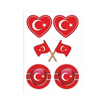 A5 Sticker 064 Tek Paket Çoklu Sticker Standart