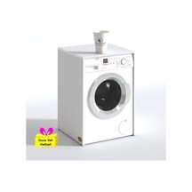 Kenzlife Çamaşır&kurutma Makinesi Dolabı Büyük Boy Afanasi Byz 100 80 70 Banyo Arkalıksız + Tekli Duvar Rafı Hediyeli Beyaz