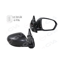 Gva Dış Dikiz Aynası Sağ Elektrikli Isıtmalı Sensörlü Dacıa Duster 17-10 12h7p Vm-6805ehsr Gva 1019186 963017708r 963746877r 963650114r