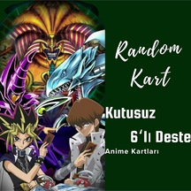 Random Kart 6'lı Anime Deste Kutusuz