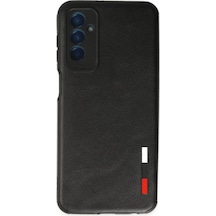 Newface Samsung Uyumlu,  Galaxy M13 Kılıf Loop Deri Silikon - Siyah