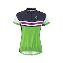 Scott Endurance 20 Kadın Kısa Kol Forma Mavi - Yeşil