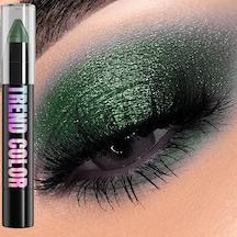 24 Renk Sedefli Glitter Göz Farı Eyeliner Kalem Su Geçirmez Mat Çıplak Göz Farı 14 Dark Topaz