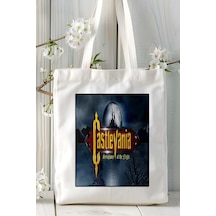 Art Hediye Castlevania Oyun Baskılı Omuz Çanta Kişiye Özel Model 1 Çok Renkli