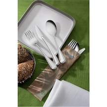Guestinhouse Sola Tek Kullanımlık / Yıkanabilir Paslanmaz Çelik Çatal, Kaşık Ve Bıçak 10 Lu Set Inox