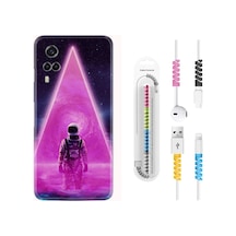 Vivo Y53S Kılıf Rasta Boyun Askılı Astro Purple2 1907