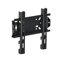 Usin Bej Renk Sabit Kilitli Lcd Led Tv Duvara Montaj Askı Asma Aparatı 19"32" 48 82 Ekran Arası Uyumludur 19-32 İnç 48-82 Ekran