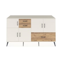 Hyperion Konsol 5 Raflı 3 Çekmeceli 5 Kapaklı 176x44x99 Aytaşı-ay Aytaşı-aytaşı/çam