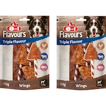 8in1 Flavours Triple Flavour Wings Üçlü Lezzet Kanatları 113 G X 2 Adet