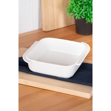 Acar Bianco Perla Kare Fırın Kabı - 19.5 Beyaz