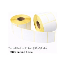 Termal Barkod Etiketi 50x50 Mm 1000 Sarım 10 Rulo Diğer