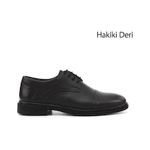 Gönderir Erkek Siyah Bağcıklı Hakiki Deri Klasik Ayakkabı Ddma86842891