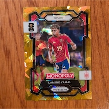 Prizm Monopoly Lamine Yamal No.41 Gold Ice Cracked Oyun Kartı