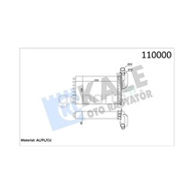 Kalorifer Radyatörü Megane 1 - Clio 1 - R19 234x157x42 2 Sıra Cu Pl