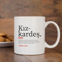 Lügatçe Kız Kardeş Isme Özel Kupa